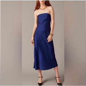 J.Crew Collection strapless Gwyneth slip dress in luster